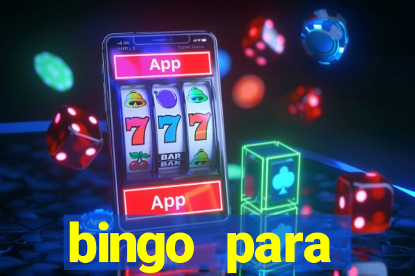 bingo para despedida de solteira para imprimir